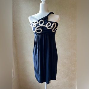 BCBG MaxAzria One Shoulder Mini Dress